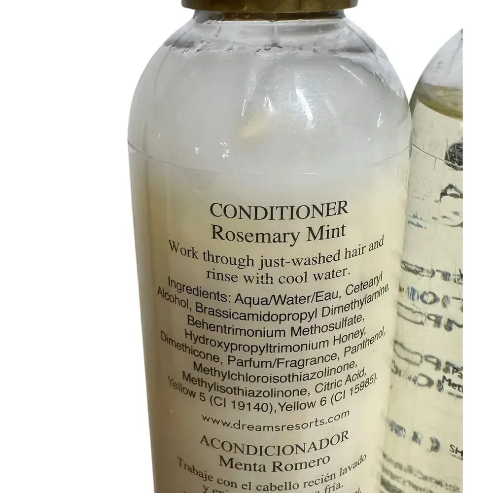 Gilchrist & Soames DREAMS Resorts Spas Lotion Shampoo Conditiioner Shower Gel